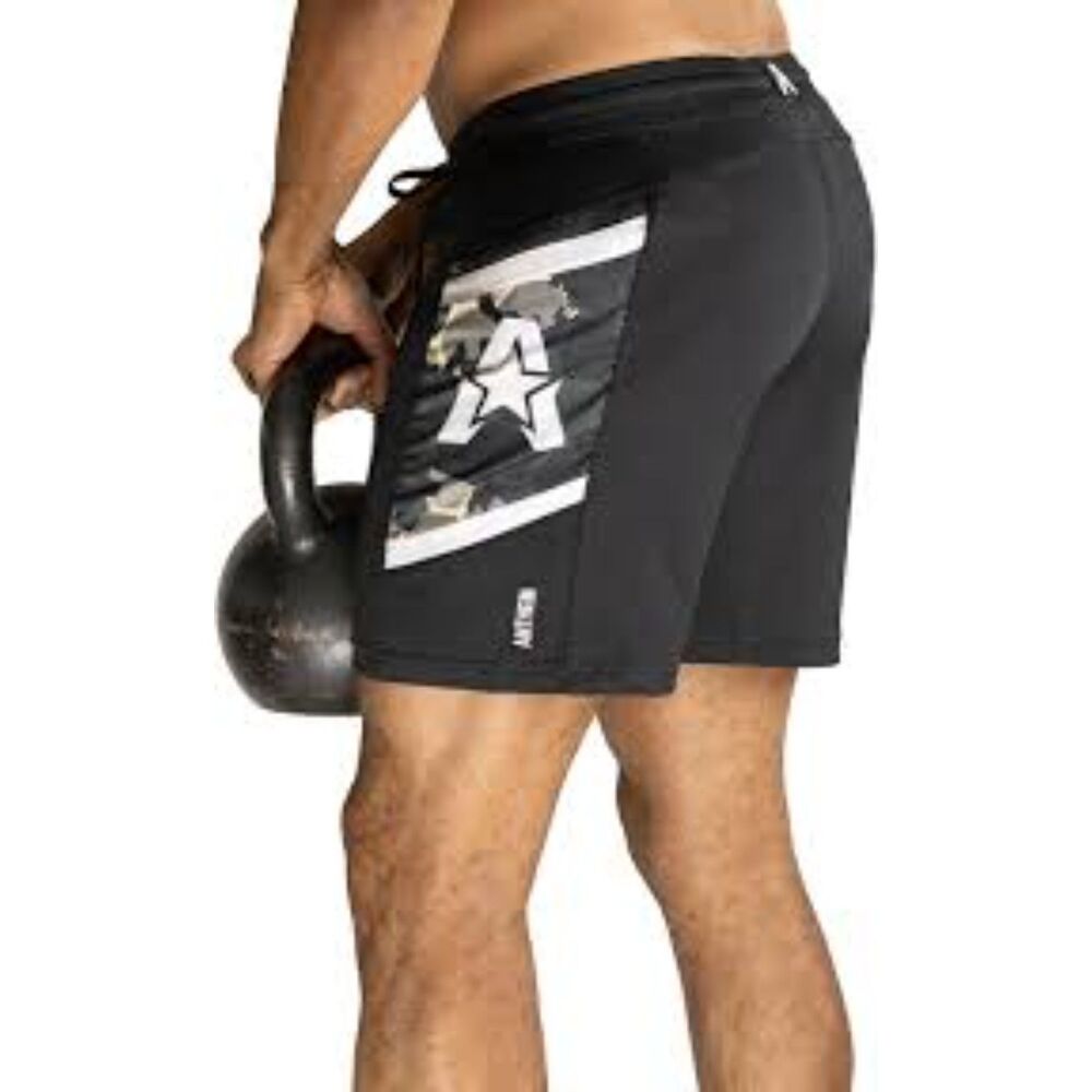 Anthem Athletics Hyperflex Men's Training Shorts in Onyx & Green Camo size large